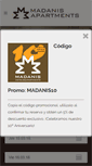 Mobile Screenshot of apartamentosmadanis.com